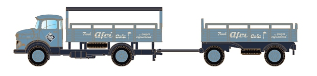 MiNis LC3481 - N - Mercedes-Benz L322 mit Getränkepritsche Afri Cola